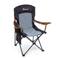 EMERIT 2-Pack Folding Camping Chair, Diamond-Quilted & Adjustable Armrest