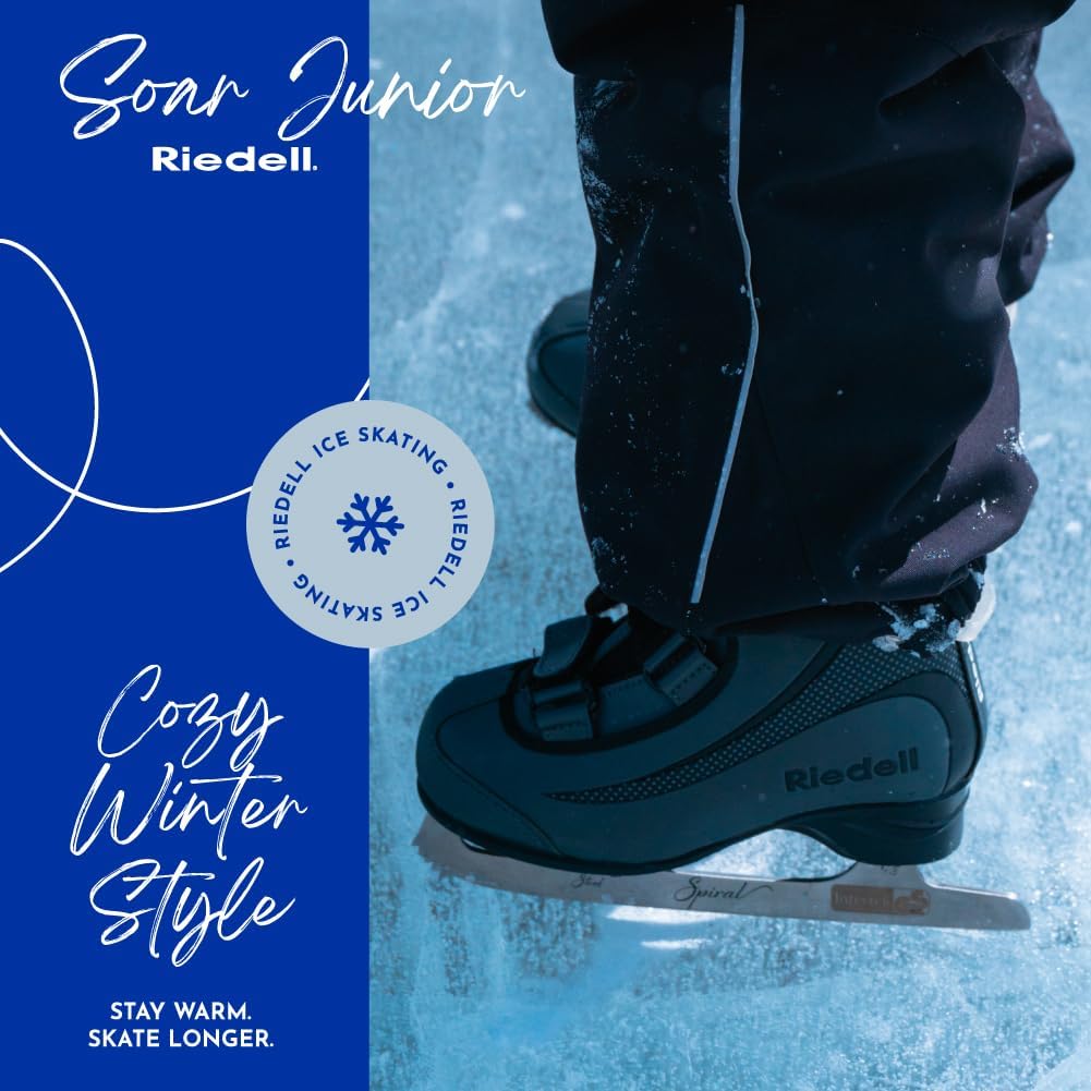 Riedell Soar Junior Kids Ice Skates for Girls and Boys