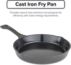 Viking Cast Iron Skillet, 10 Inch Enameled Frying Pan, Kitchen Cookware, Charcoal