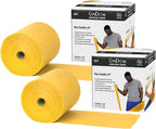 CanDo Twin-Pak Latex-Free Exercise Band, Red, 100 Yard