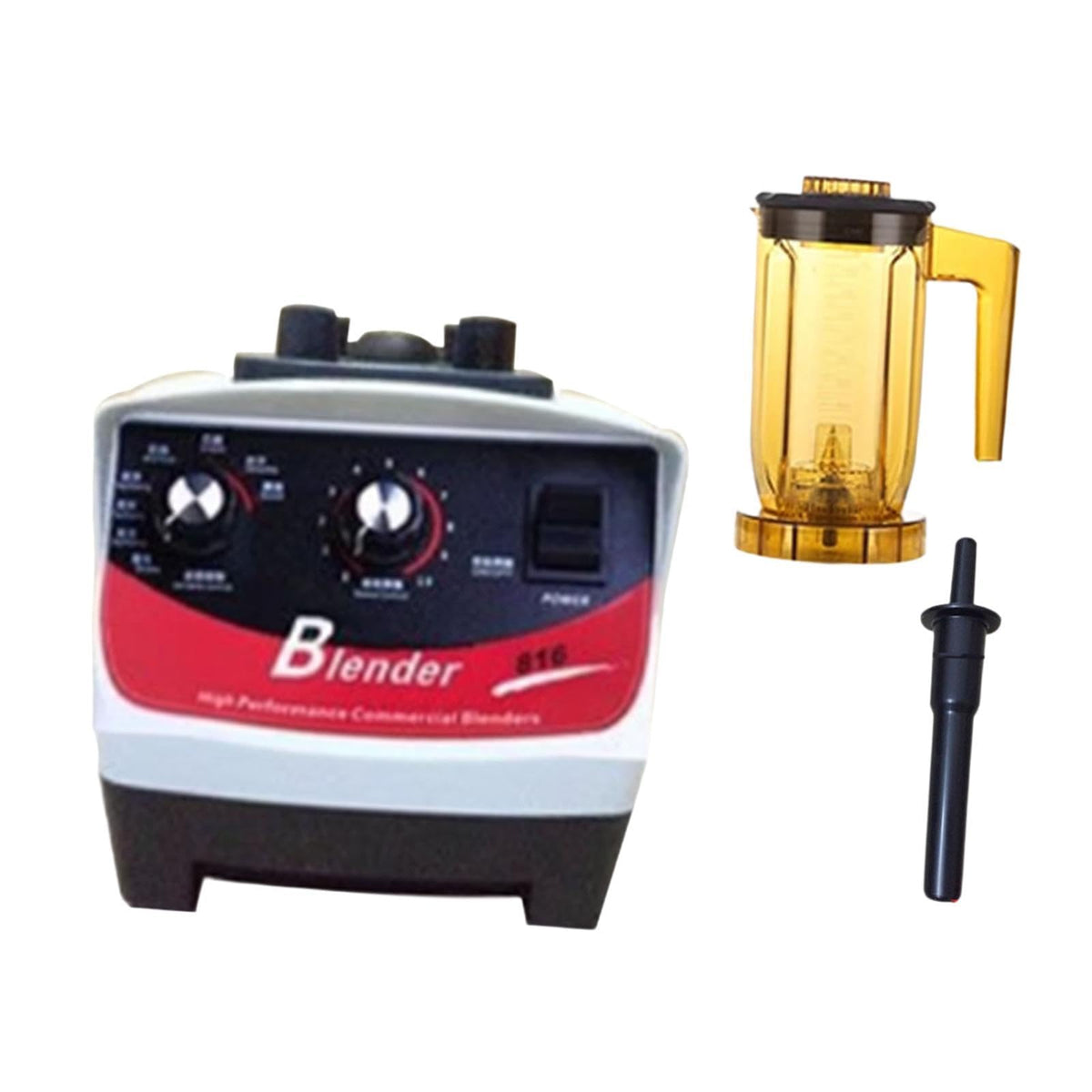 Countertop Blender Professional Blender High Speed 20000RPM Practical Smoothies Blender with Tamper for Bubble Tea Making, Shaker Cup(Smoothie Cup)