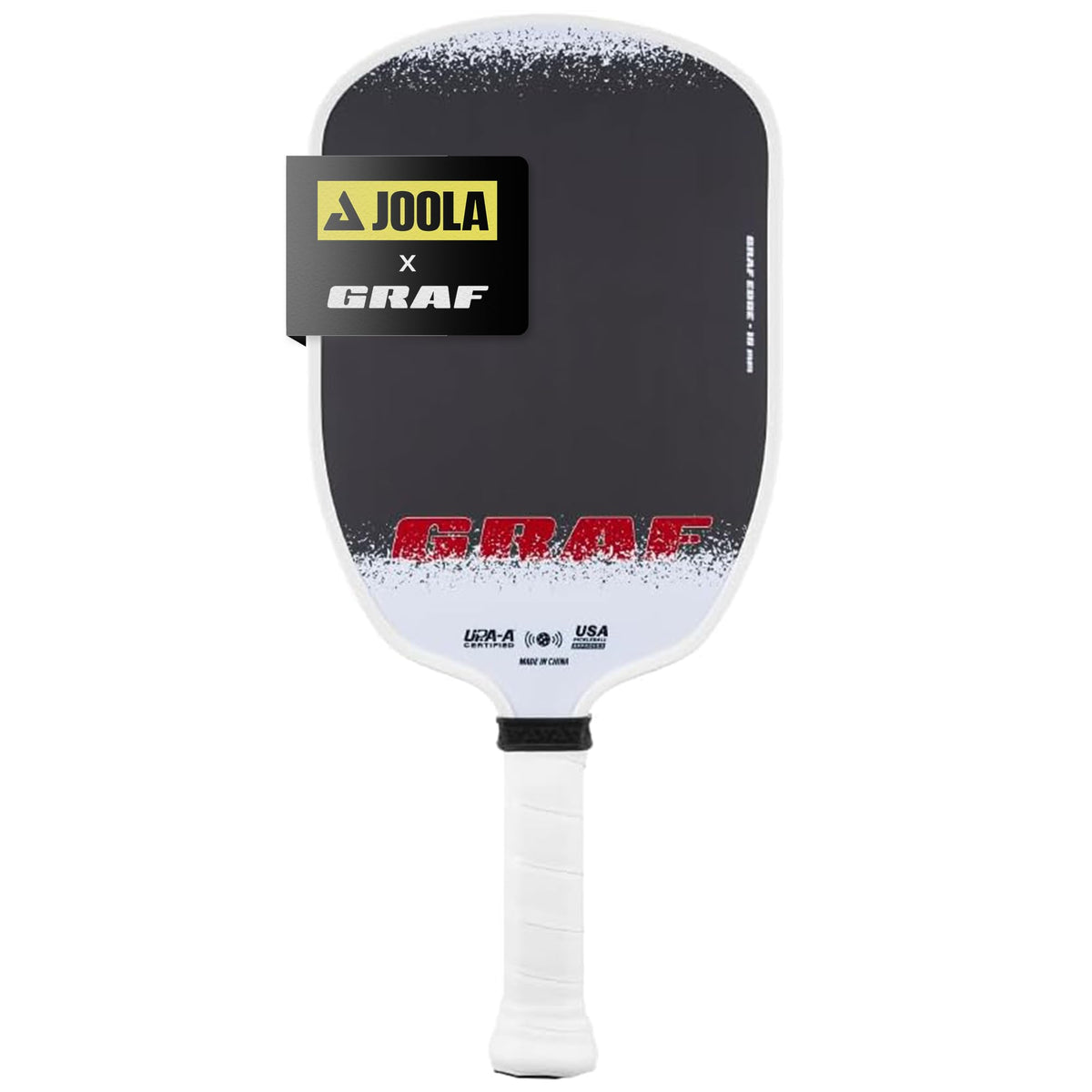 JOOLA Agassi PRO IV 16mm Pickleball Paddle w/Extended Sweet Spot - Carbon Fiber Surface Increases Spin & Control - SK Film for Power & Larger Sweet spot - UPA-A Certified - USAP Approved - NFC Chip