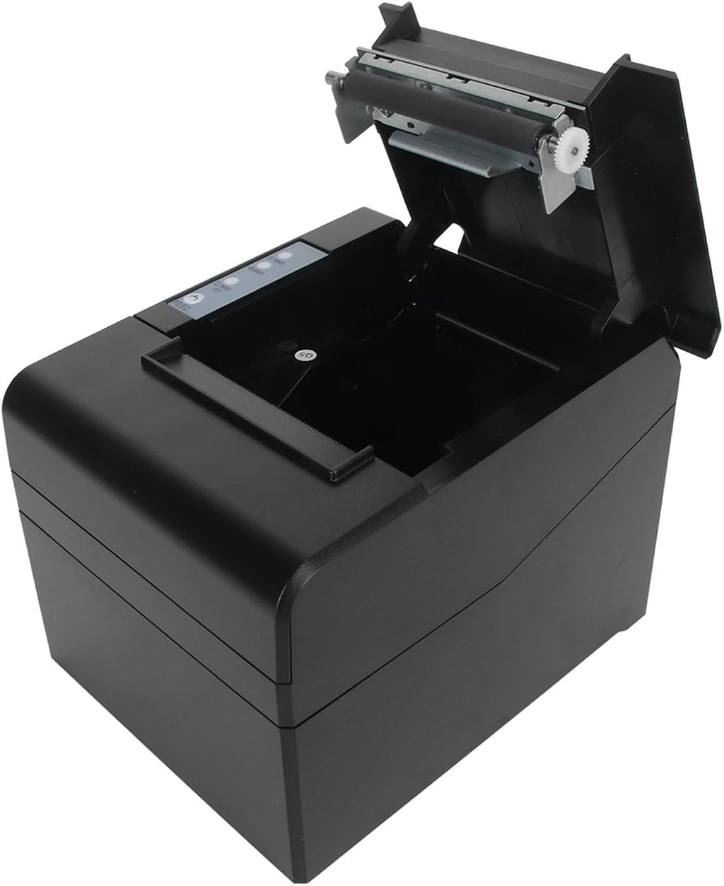 Thermal Label Printer, Thermal Receipt Printer 80mm Auto Cutter ESC POS Command for Retail (US Plug 110‑240V)