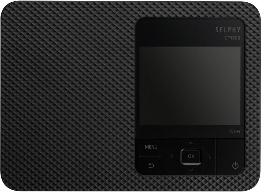 Canon SELPHY CP1500 Compact Photo Printer Accessory (Black) Bundle