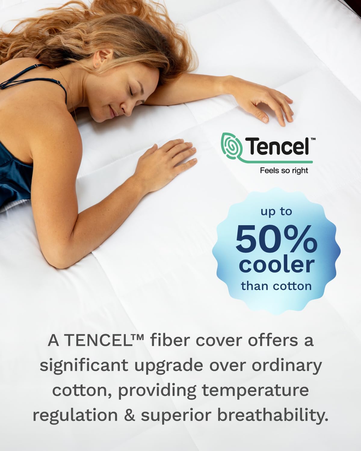 Viscosoft 4 Inch Hybrid Mattress Topper Full - Memory Foam & Pillow Top
