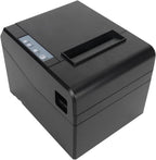 Thermal Label Printer, Thermal Receipt Printer 80mm Auto Cutter ESC POS Command for Retail (US Plug 110‑240V)