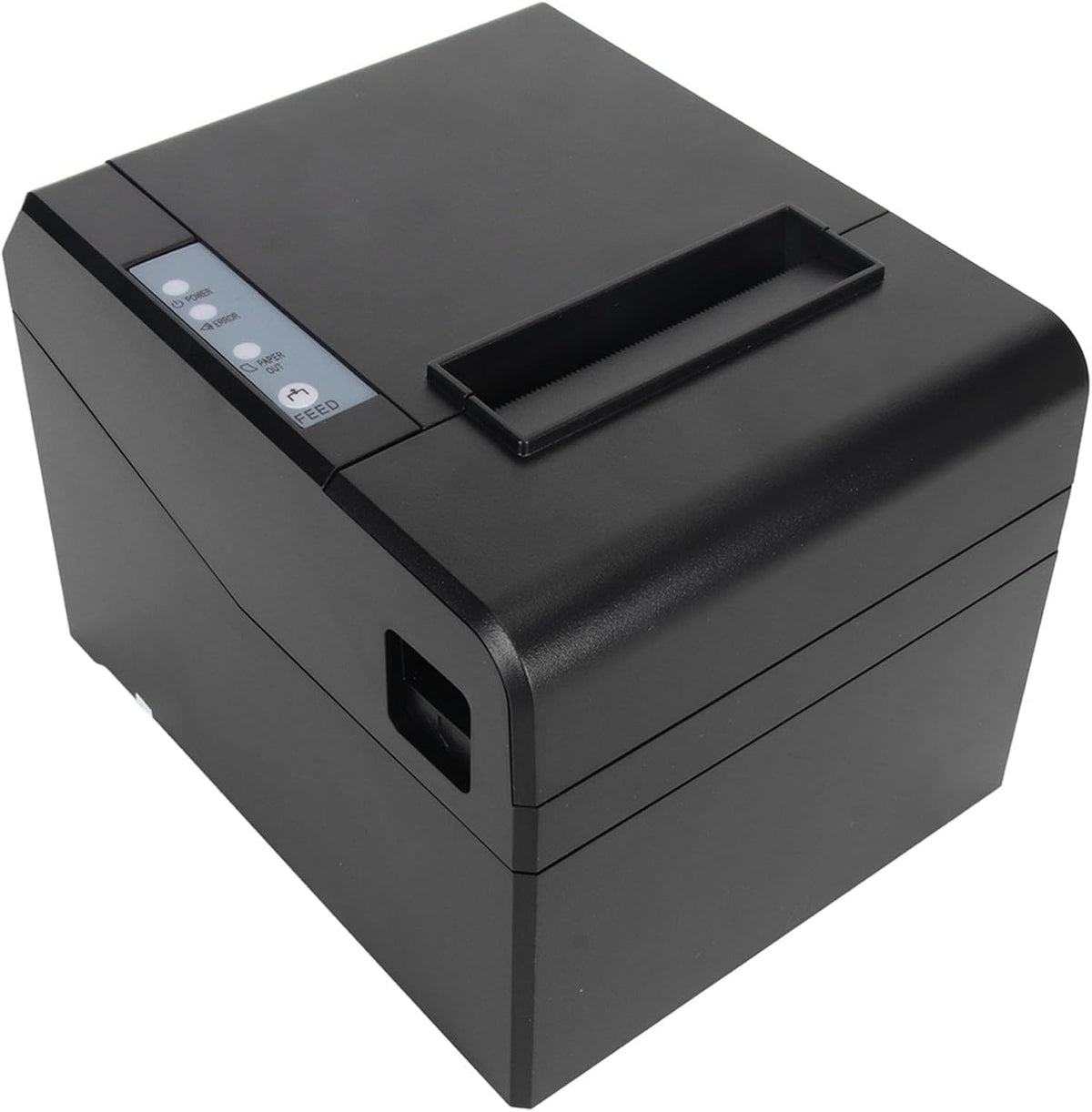 Thermal Label Printer, Thermal Receipt Printer 80mm Auto Cutter ESC POS Command for Retail (US Plug 110‑240V)
