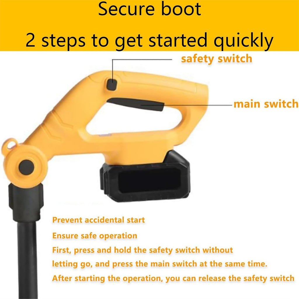 21V Cordless Electric Snow Shovel, Brushless Motor, 41cm Width, (2 Battery and Charger Included) Snow Blower Shovel for Patio Driveway