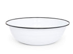 Enamelware Benson Basin, 32 quart, Red/White Splatter (Single)