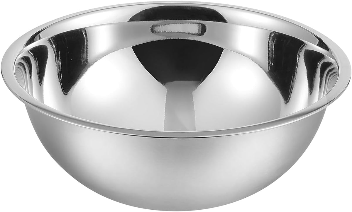 YBM HOME Pack of 1 Stainless Steel Mixing Bowl - Premium Polished Mirror Nesting Metal Bowl for Cooking and Serving, Stackable for Convenient Storage 1195 (0.5 Quart)