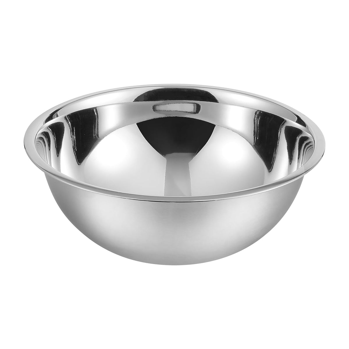 YBM HOME Pack of 1 Stainless Steel Mixing Bowl - Premium Polished Mirror Nesting Metal Bowl for Cooking and Serving, Stackable for Convenient Storage 1195 (0.5 Quart)
