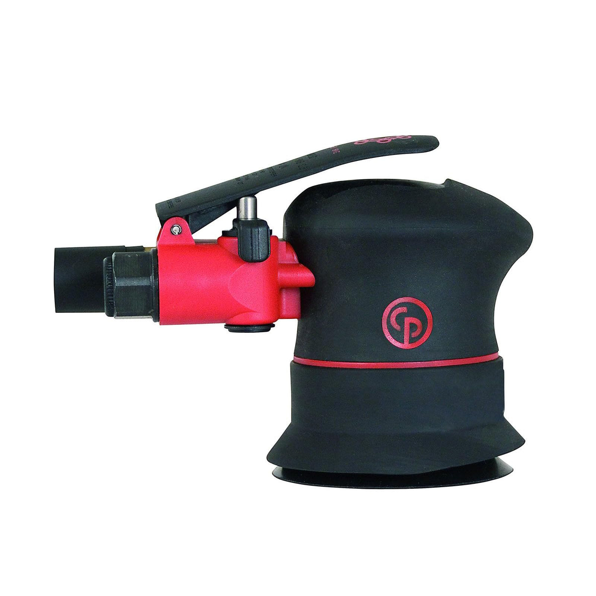 Chicago Pneumatic CP7255CVE - Air Random Orbital Sander Tool, Home Improvement, Woodworking Tools, Polisher, Sanding Tool, Hook & Loop, Central Vacuum, 6 Inch (150 mm), 0.28 HP / 210 W - 12000 RPM
