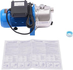 1.5 HP Shallow Well Pump 1.5KW Shallow Well Jet Pump 15 GPM 157.5ft Lift Electric Sprinkler Booster Pump for Garden Lawn Home Irrigation Pressure Booster Pump