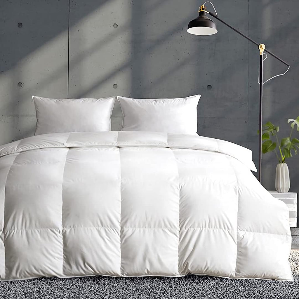 APSMILE Duvet Insert King,Fluffy Down Feather Fibers Comforter-All Season
