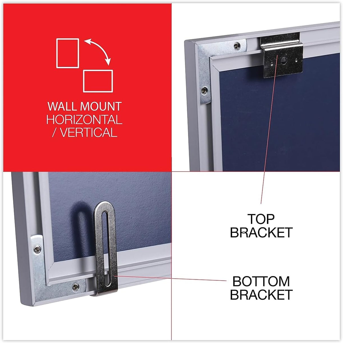 Universal 43627 Dry Erase Board, Melamine, 96 x 48, Satin-Finished Aluminum Frame