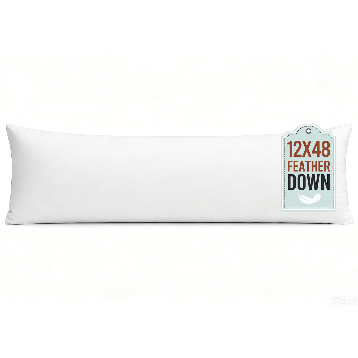 puredown® 24x24 Feather Down Pillow Inserts, Set of 4 Throw Pillow Inserts for Decorative Throw Pillow, Bed, Couch and Home Decor