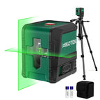 Nikotek Laser Level, Self-leveling Green Line Laser With Horizontal and Vertical Lines for Construction and Picture Hanging, Battery Included (NK01G)