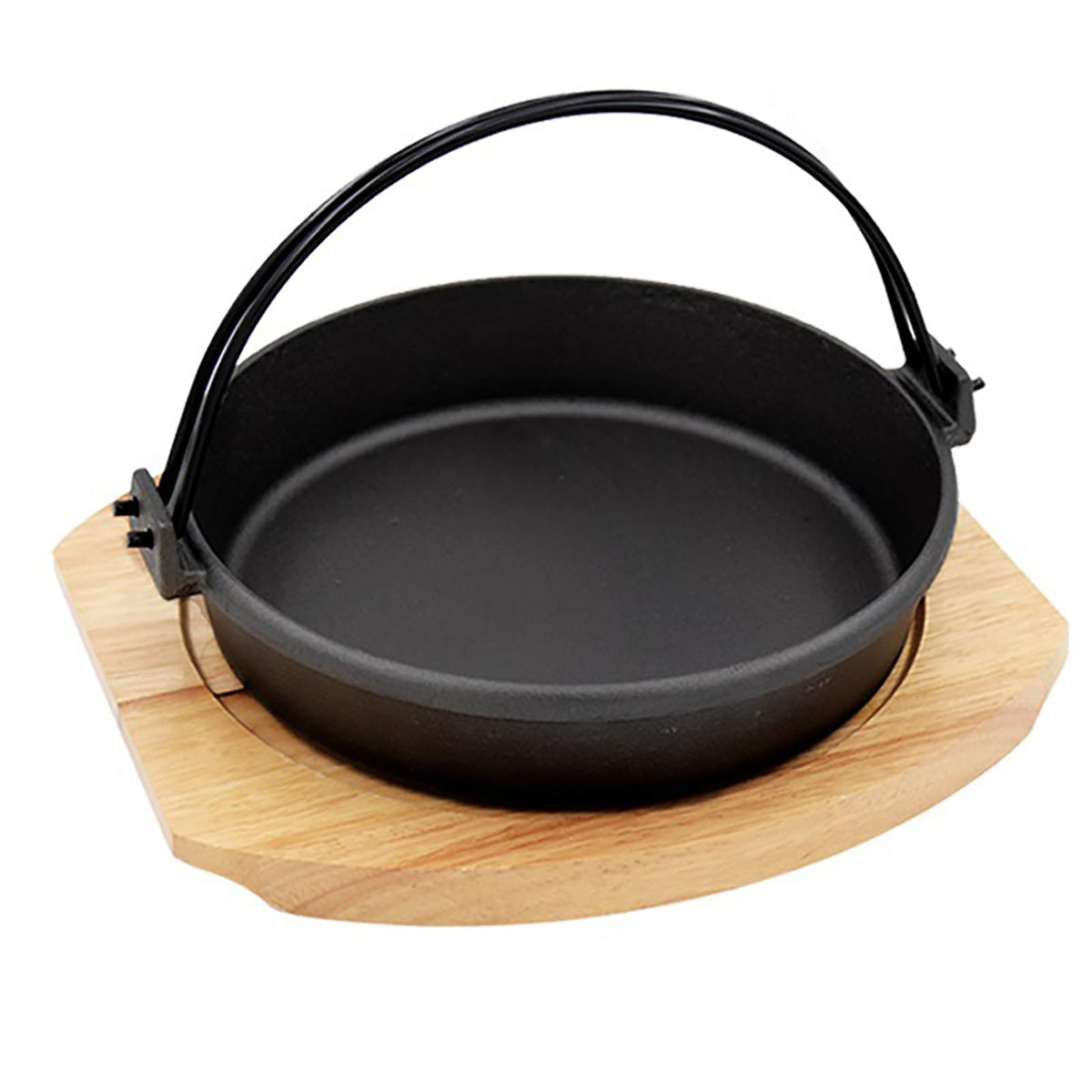 Japanese Cast Iron Sukiyaki Pan Iron Pot Shabu Shabu Nabe Hotpot Induction Cookware, Made in Japan for Camping Cooking, BBQ, Induction Cooker,30CM