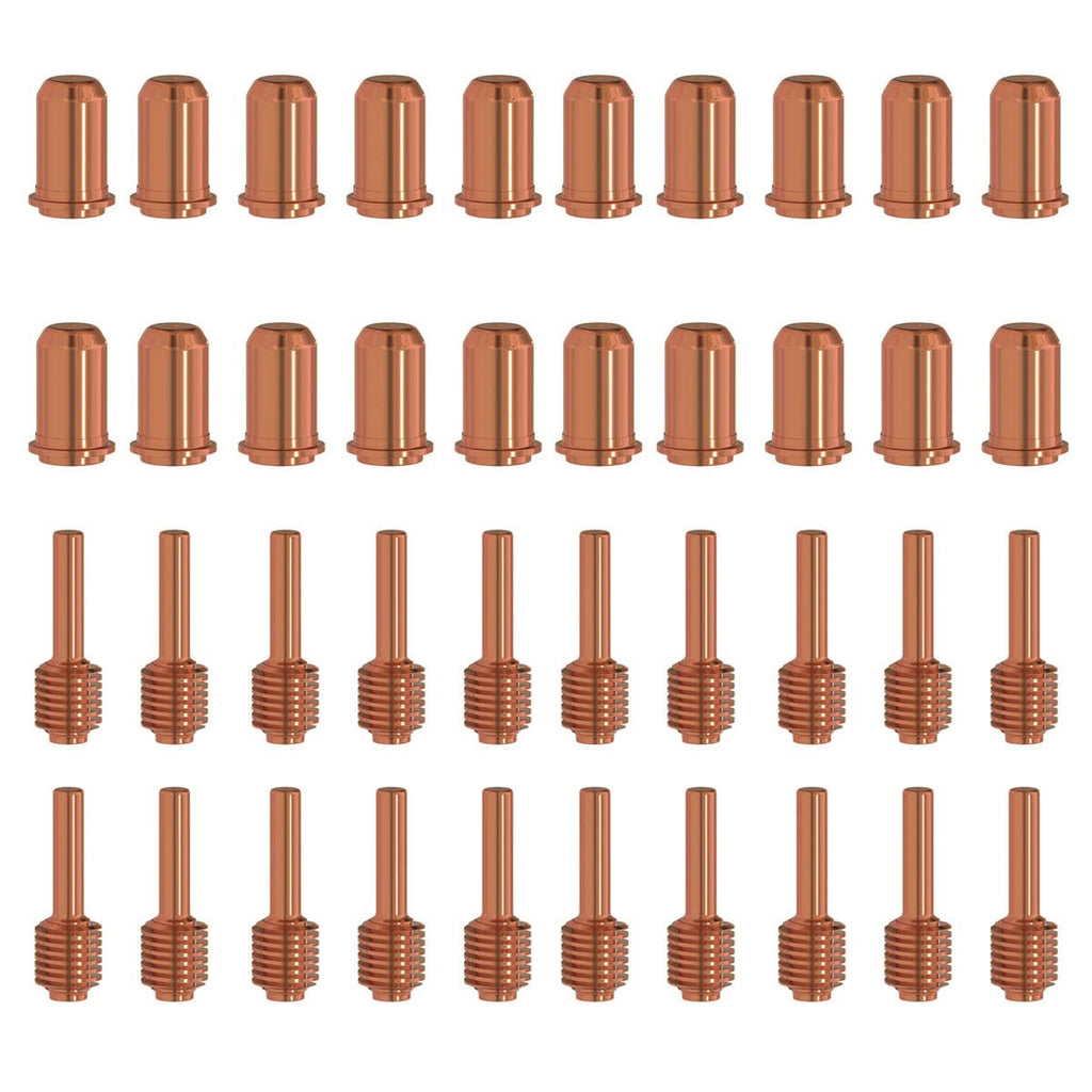 220478 Electrode, 40Pcs, Fit for PMX30 T30 Plasma Cutting Torch Consumables