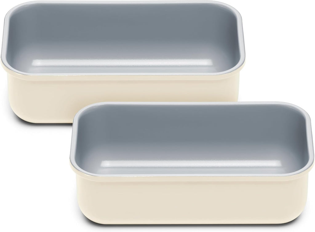 Caraway Non-Stick Ceramic-Coated 1 lb Loaf Pan Duo