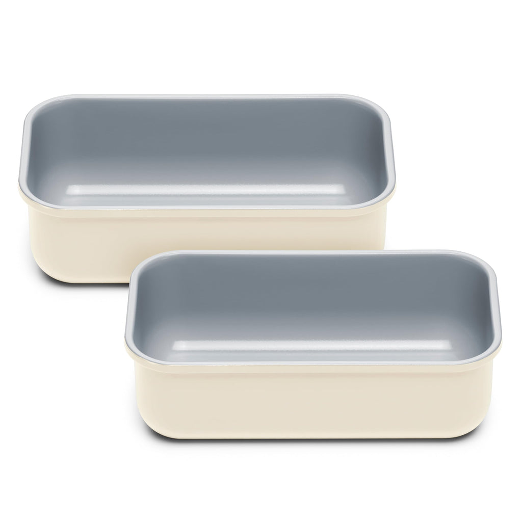 Caraway Non-Stick Ceramic-Coated 1 lb Loaf Pan Duo