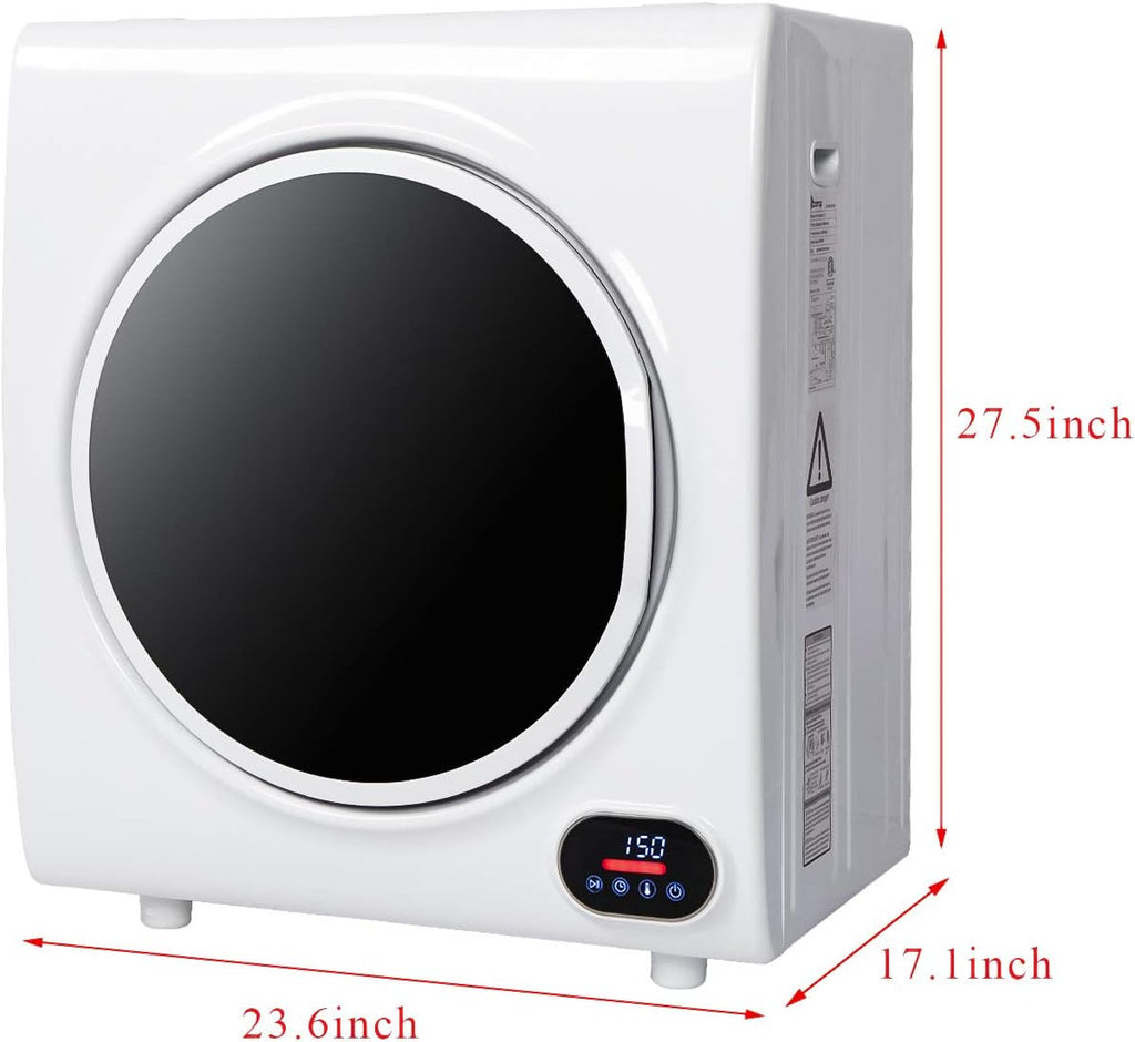 Winado 2.6 Cu.Ft Portable Dryer with Exhaust Hose, LCD Control Panel