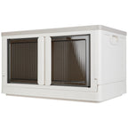 Storage Box, Plastic Cabinet, 8.4 Gals (32L) Each One, 4 Packs