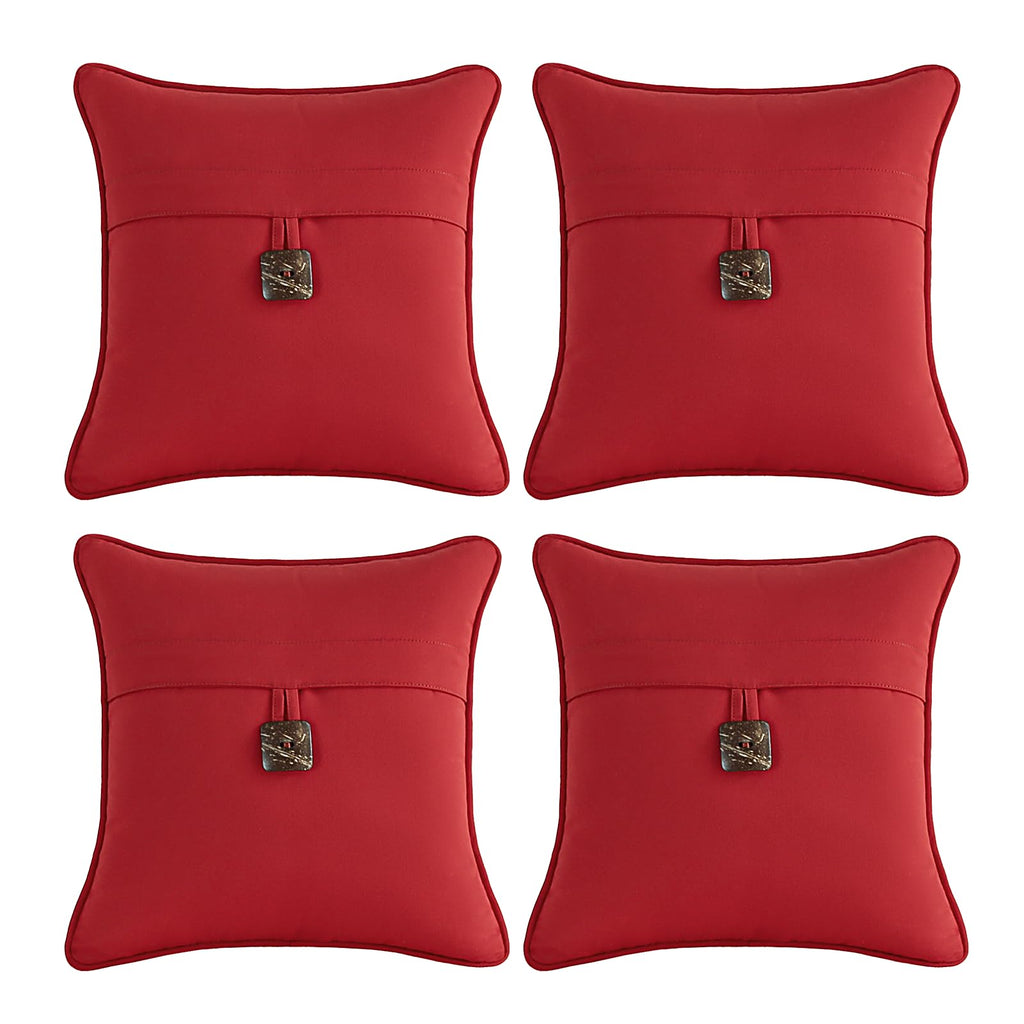 Outdoor Sunbrella Decorative Pillows Pack of 4, 20" x 12" Outdoor Pillow Set for Couch Bed Throw Patio Sofa, Airies Marble