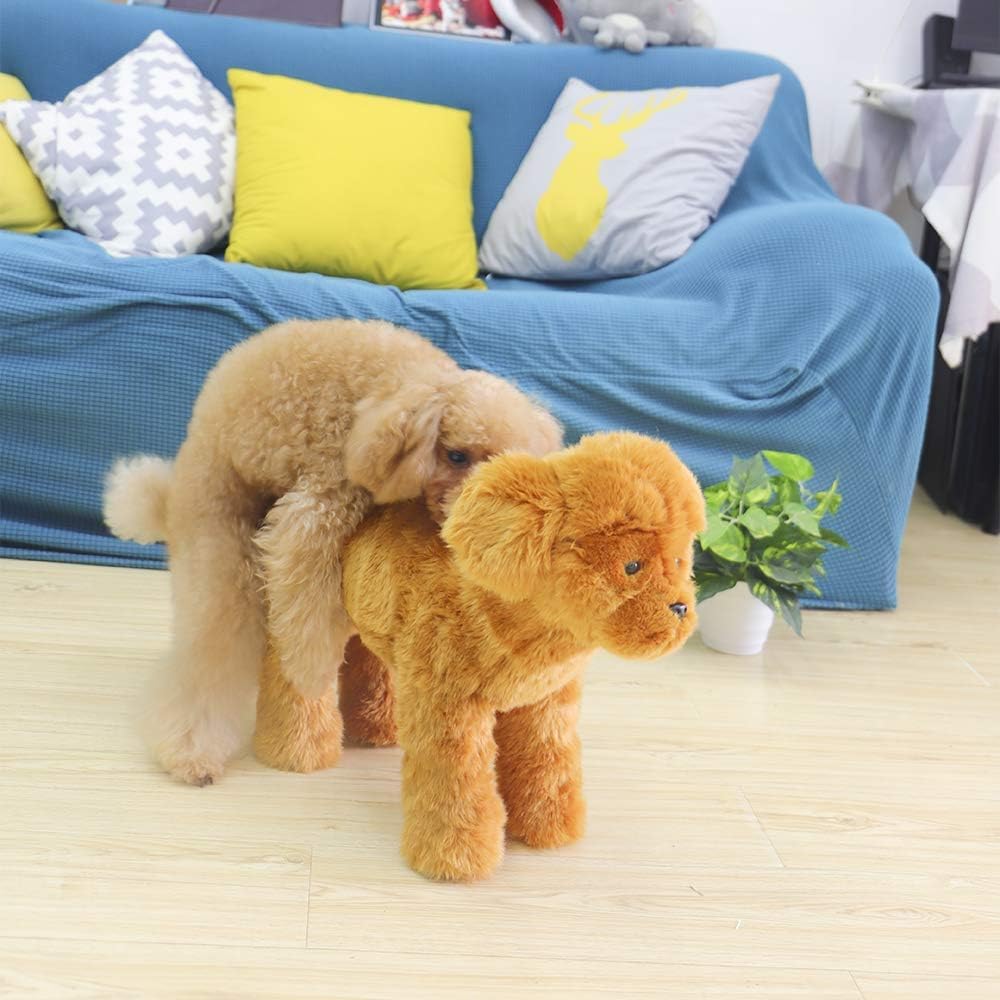 Letalong Male Dog Silicone Mating Toy, Dogs Interactive Sleeping Toys, Pet Dog Partner Toy for Male Estrus, Dog Humping Toy, Dog Sleeping Plush Toy, Pet Estrus Toy, Male Dog Simulation Female Dog