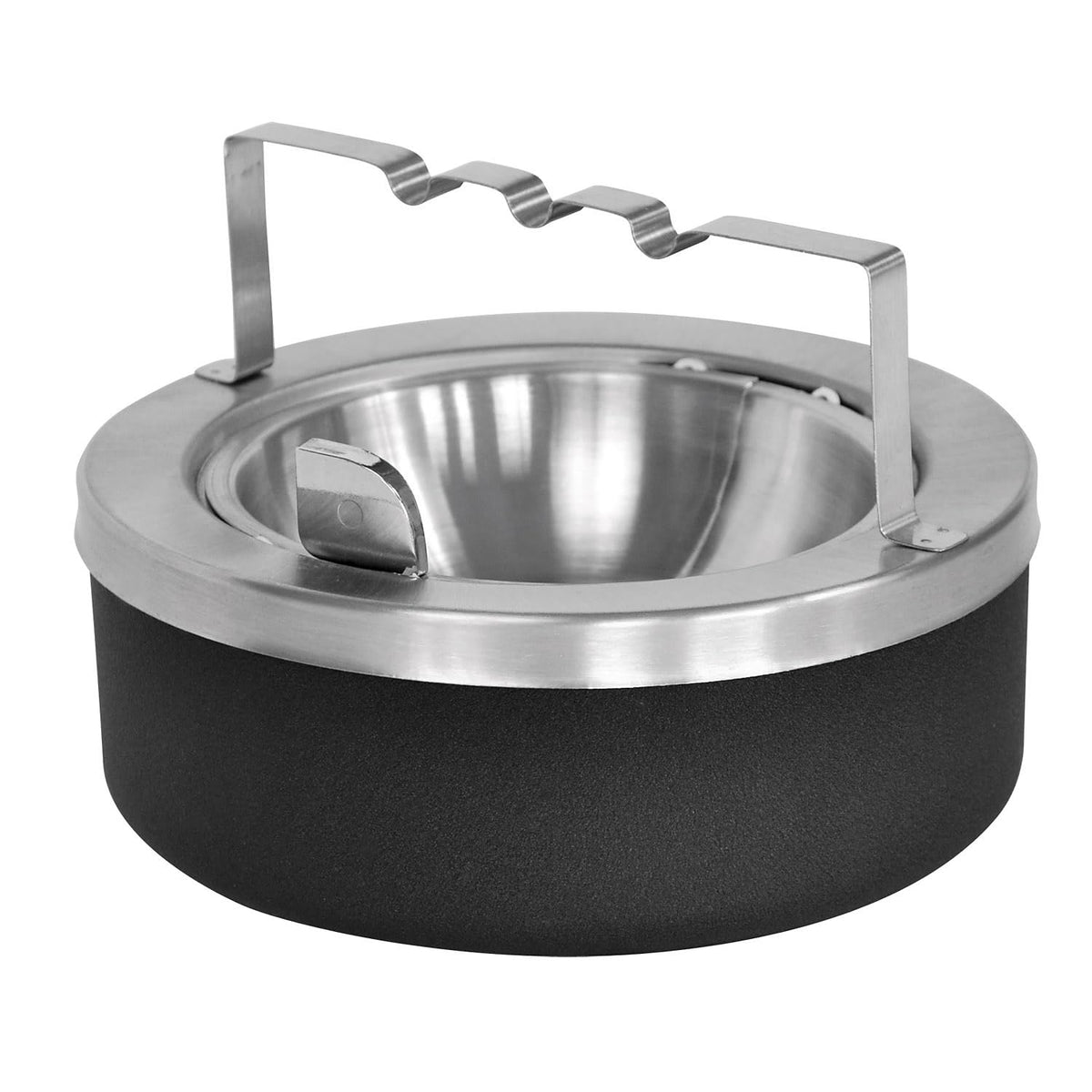 Outdoor Ashtray for Patio with Self-Closing Flip Top