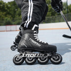 TronX Stryker Adjustable Senior Intermediate Junior Youth Roller Inline Hockey Skates