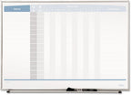 Quartet QRT33704 - Horizontal Matrix Employee Tracking Board
