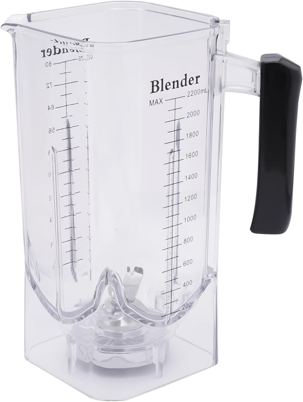 Soundproof Smoothie Blender, Electric Smoothie Maker Fruit Juicer Ice Crusher Soundproof Heavy Duty Smoothies Blender with Soundproofs Cover 1.8L 2600W Black (2.2L 2200W Time Payment)