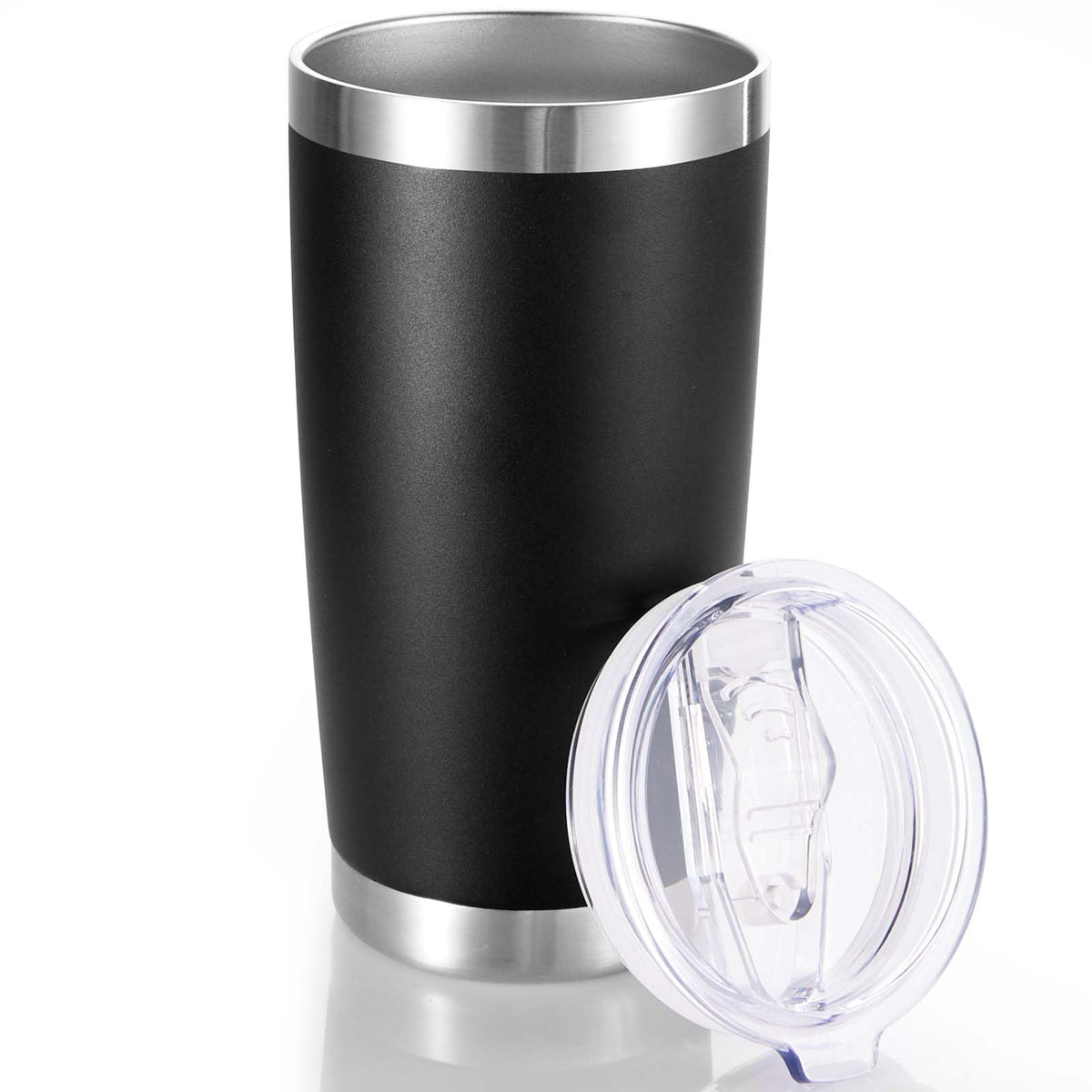 20 oz Tumblers Bulk Stainless Steel Tumbler with Lid, 12 Pack
