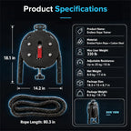 Endless Rope Trainer, Suspension Trainer with Adjustable Resistance