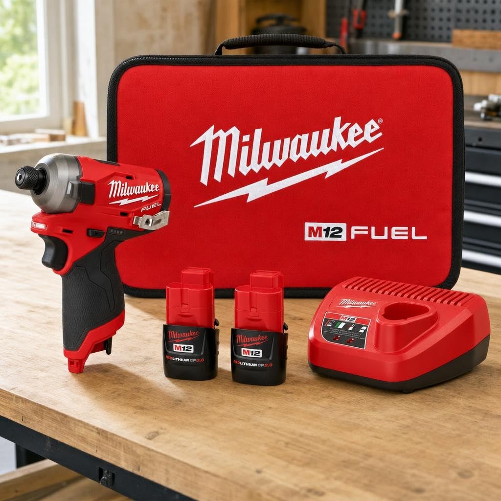 M12™ Fuel™ Surge™ 1/4 in. Hex Hydraulic Driver 2 Battery Kit