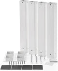 DormCo Suprima® Ultimate Height Bed Risers - Carbon Steel - White