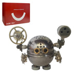 3D Metal Puzzle Mechanical Lantern Fish Model Kit with Color Changing Lamp