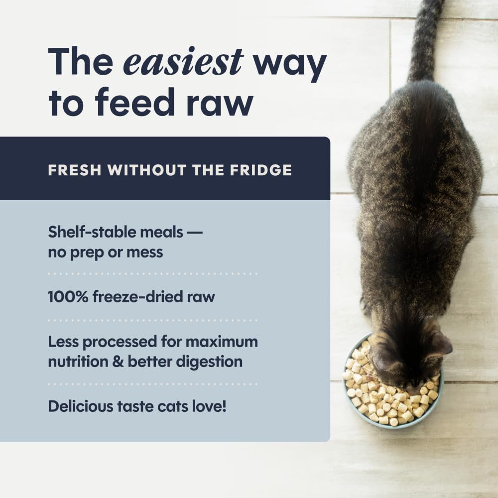 Instinct Freeze Dried Raw Meals, Natural Cat Food, Chicken, 25 oz. Bag
