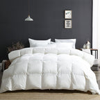 APSMILE Duvet Insert King,Fluffy Down Feather Fibers Comforter-All Season