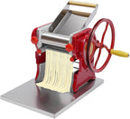 Commercial Manual Dough Roller Sheeter, Noodle Pasta Dumpling Maker Machine W/0.12in Cutterhead,Noodle Thickness 0.5-5mm For Commercial Home Use