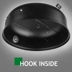 Vertical Charcoal BBQ Smoker, 3-in-1 16" Round Barbecue Grill