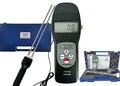 Digital Grain Moisture Tester Coffee Cocoa Beans Moisture Meter Tester for Corn Wheat Seed Coffee with Resolution 0.1 Test Range 0-24% 240 Groups Data Storage