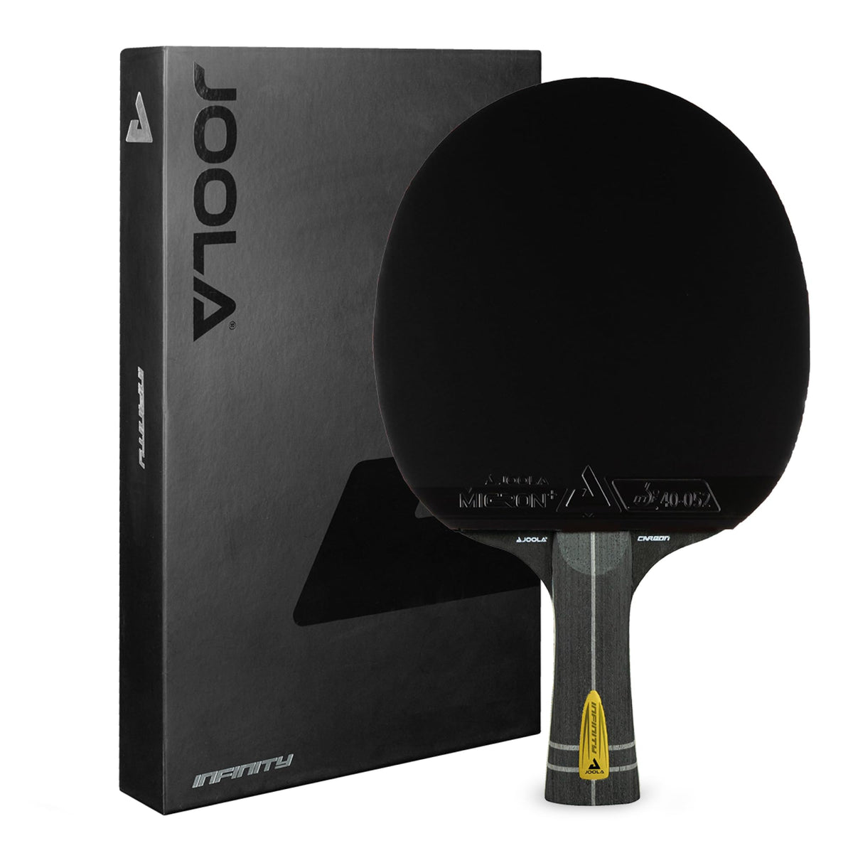 JOOLA Infinity Carbon Professional Ping Pong Paddles - Ergonomic Comfort Grip - ITTF Approved Rubbers - Professional Ping Pong Paddle for Advanced Control & Speed - Table Tennis Racket