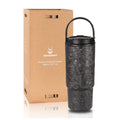 SILVERANT Titanium Insulated Tumbler - 880ml / 29.7 oz -Crystallized Black