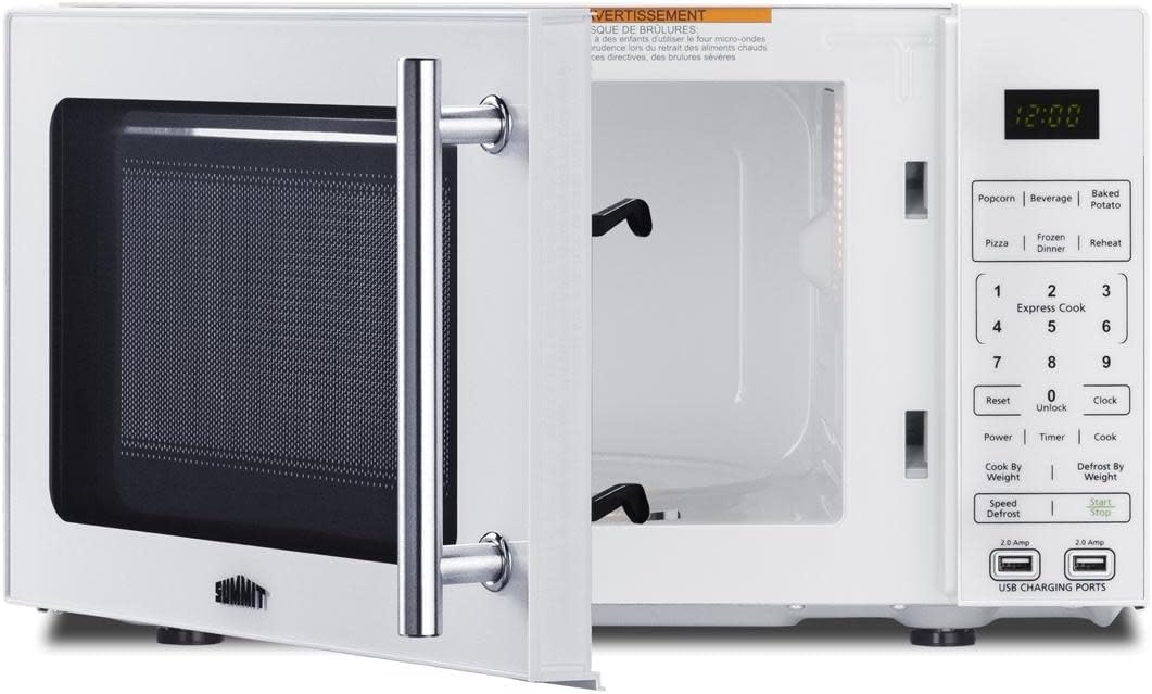Compact Microwave with USB Charging & Allocator by Summit
