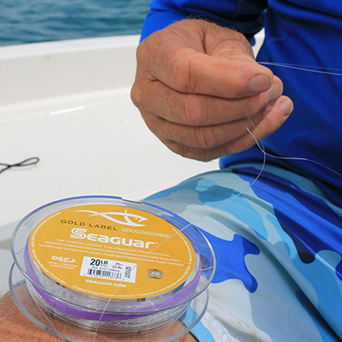 Seaguar Gold Label Fresh & Saltwater Fishing Leader Line, 100% Fluorocarbon