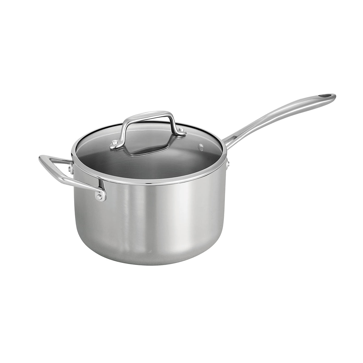 Tramontina Boston Tri-Ply Clad Stainless Steel 12-Pc Pots and Pans Set