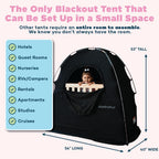 SlumberPod The Original Blackout Sleep Tent for Pack N Play & Mini Crib