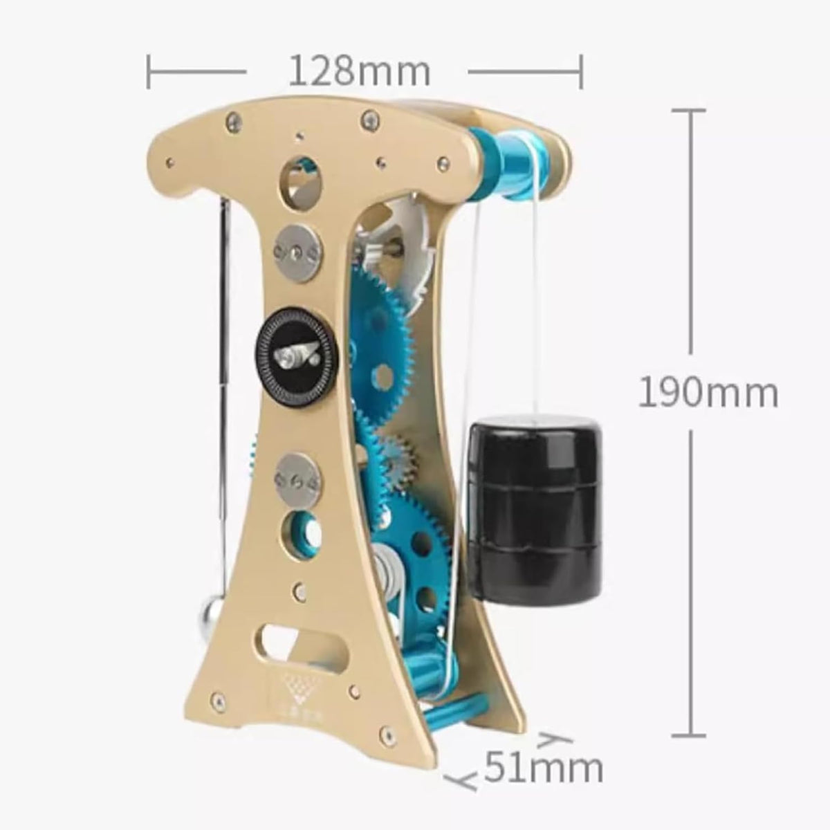 DIY Metal Pendulum Wall Clock, 3D Puzzle Mechanical Model
